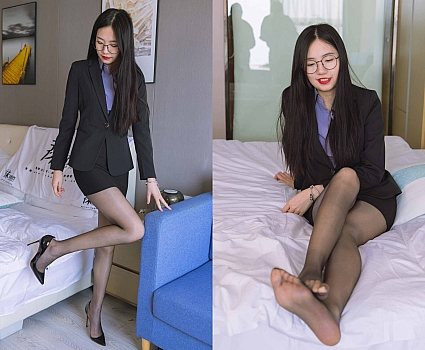 [袜啵啵]216期 小甜豆-两双高跟鞋、肉丝、油亮黑丝