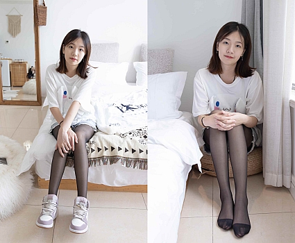 [袜啵啵]233期 小甜豆 – 板鞋、黑丝