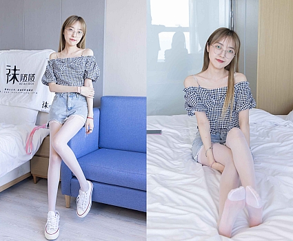 [袜啵啵]234期 稚予-板鞋、白丝