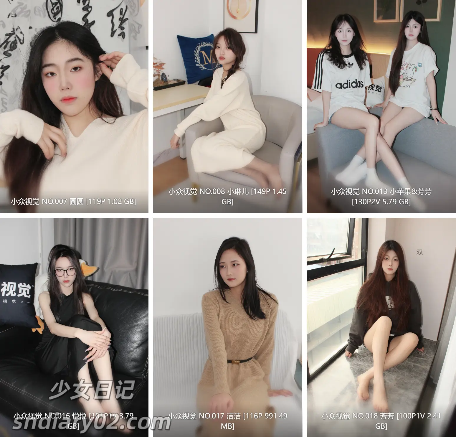 小众视觉 足控写真合集[167GB]